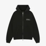 COLE BUXTON SPORT ZIPPED VINTAGE BLACK HOODIE