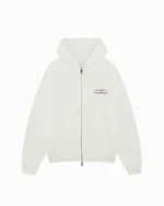 COLE BUXTON SPORT ZIPPED VINTAGE WHITE HOODIE