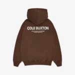 Cole Buxton Cb Sportswear Brown Hoodie