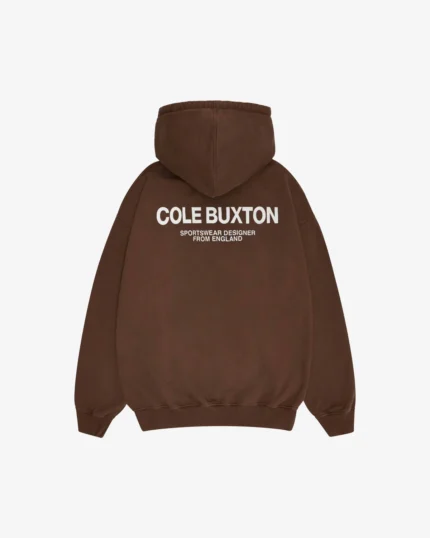 Cole Buxton Cb Sportswear Brown Hoodie
