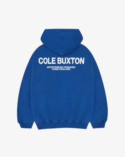Cole Buxton Cb Sportswear Cobalt Blue Hoodie