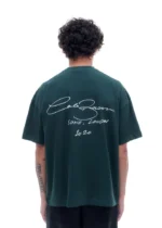 Cole Buxton Signature Forest Green T shirt g