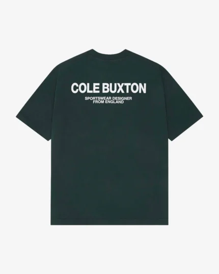 Cole Buxton Sportswear Forest Green T shirt
