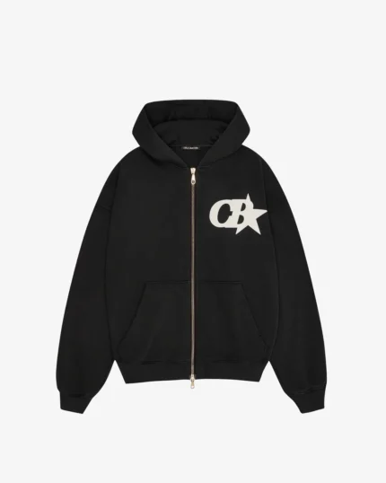 ZIPPED CB STAR HOODIE